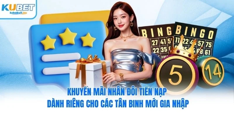 Khuyến mãi nhân đôi tiền nạp dành riêng cho các tân binh mới gia nhập